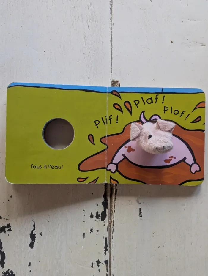 Lot 2 livres marionnettes – Léon le cochon & Marin le pingouin - photo numéro 5