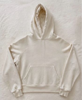 Pull à capuche Kleidermafia beige écru taille S très bon état