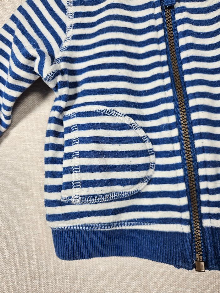 Gilet zippé tape à l'œil 3 mois 59 cm - photo numéro 2