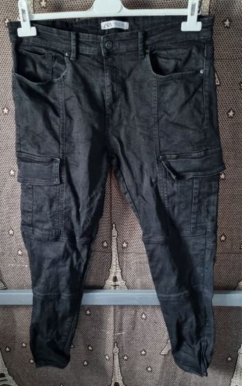 Jeans style cargo taille 46 mixte