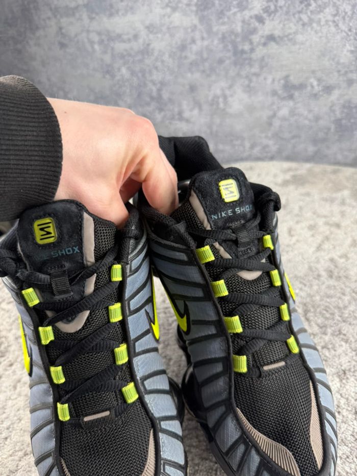 Nike Shox TL ThunderStorm - Black & Grey & Yellow - photo numéro 11