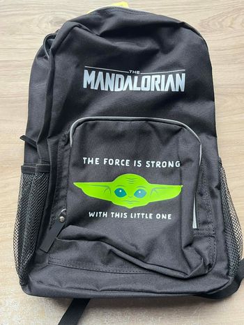 Sac a dos cartable Noir Star Wars The Mandalorian Yoda
Neuf avec étiquette