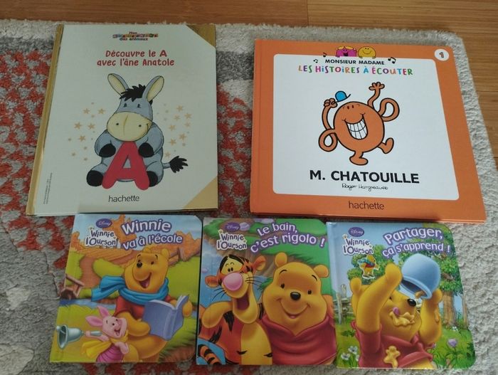 Lot de 5 livres enfants