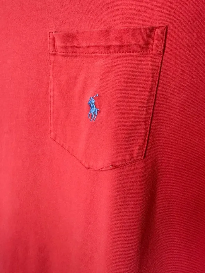 🌹tee-shirts Ralph Lauren- Rouge / T-M 🌹 - photo numéro 4