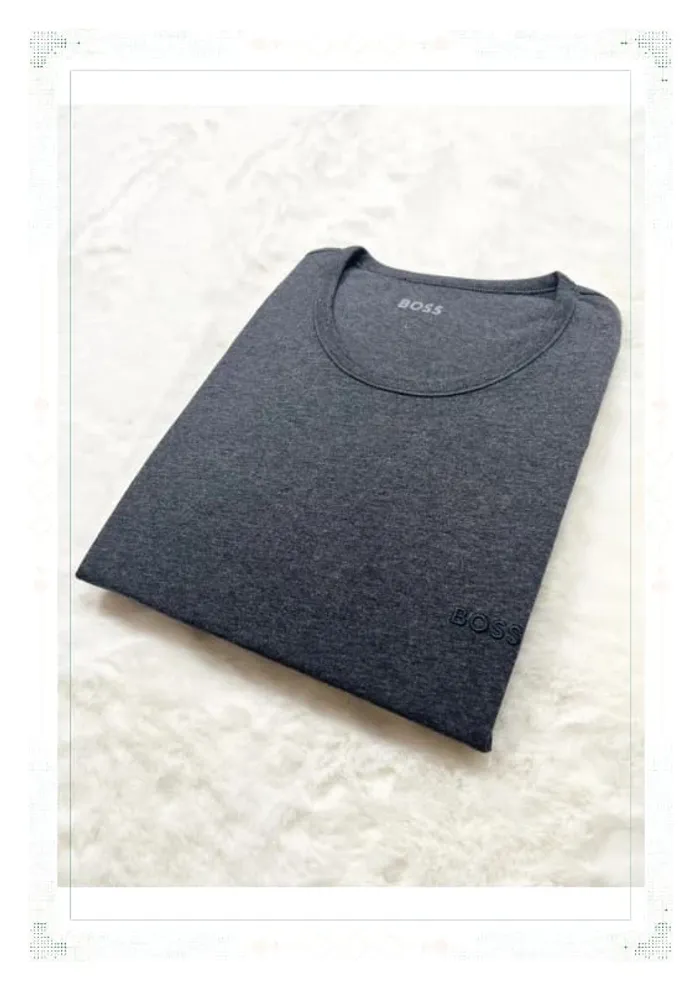 T-shirt Hugo Boss gris anthracite - Taille L - Homme