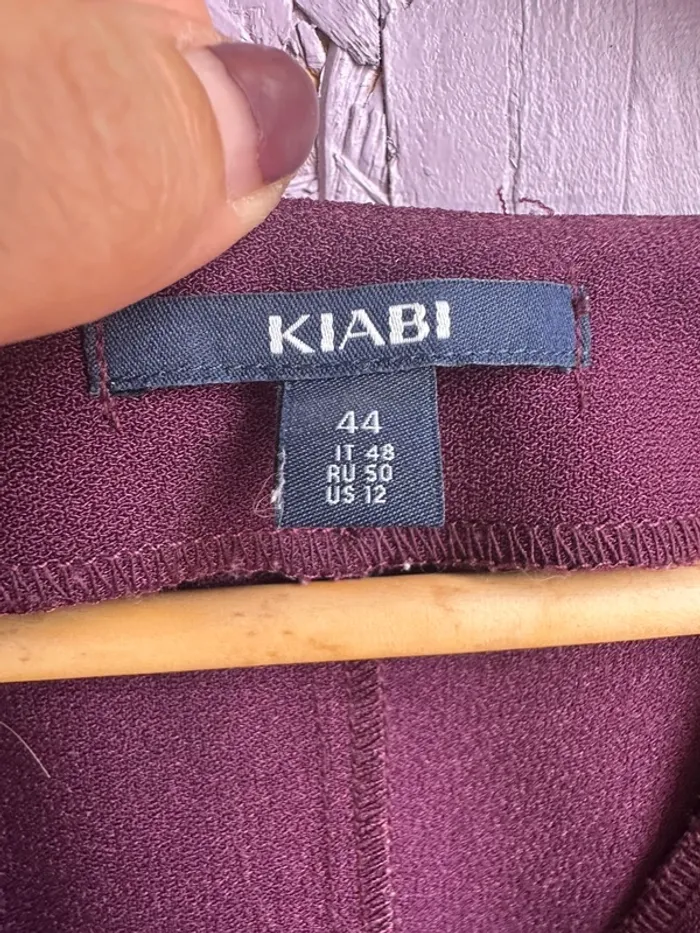 Robe violette Kiabi à manches volantées - photo numéro 2