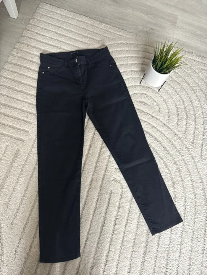 Pantalon jean noir breal taille 40 - photo numéro 4