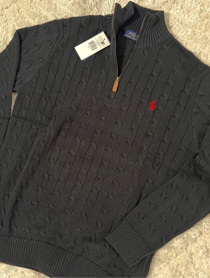 Pull polo Ralph Lauren torsadée - photo numéro 5