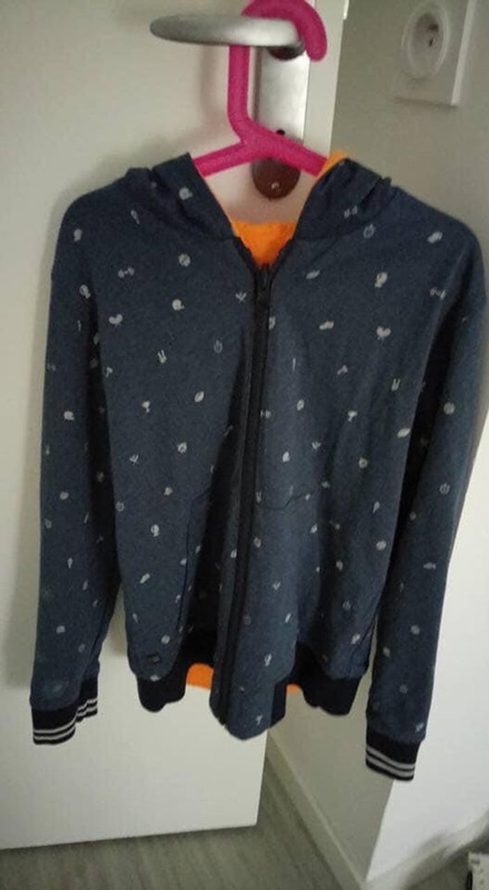 Gilet/veste réversible 10 ans - photo numéro 2