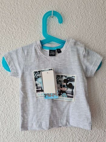 tee-shirt gris mickey Disney