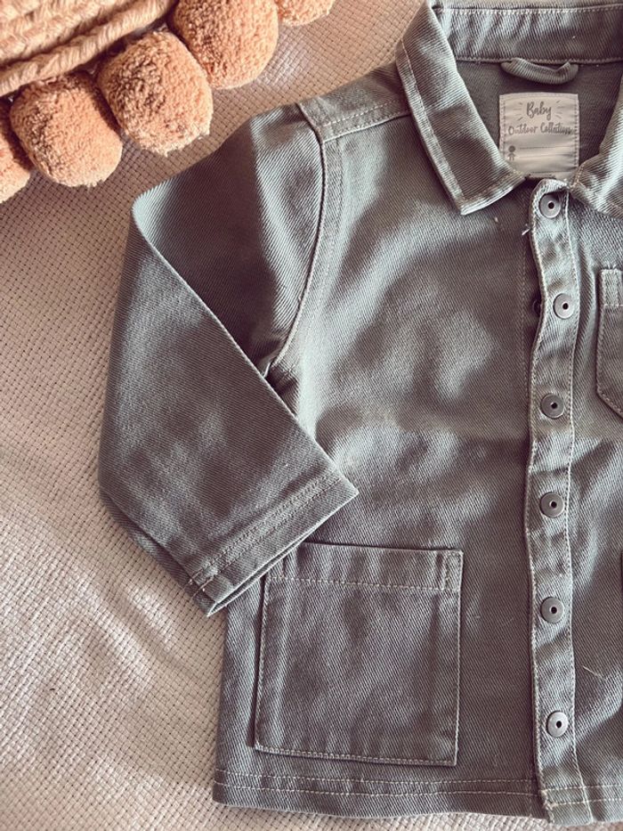 Veste kaki vertbaudet mixte neuve 18 mois - photo numéro 2