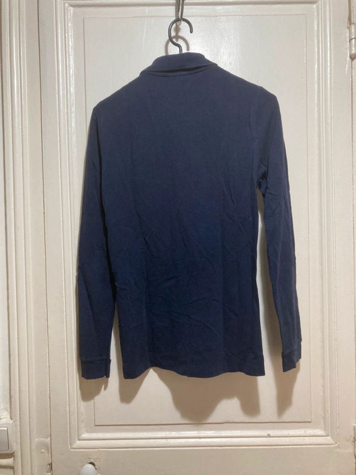 🟦 Polo Lacoste manches longues – Bleu marine – Taille 2 (équiv. S/M) - photo numéro 6