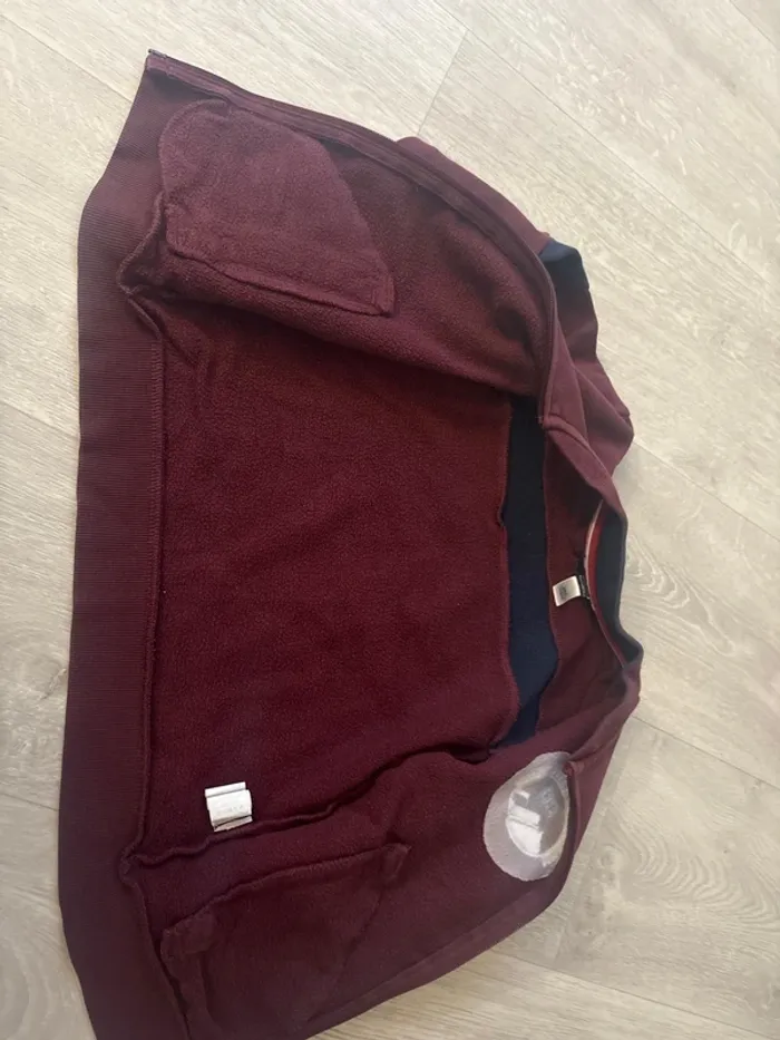 Veste gilet okaidi 6 ans bordeaux - photo numéro 3