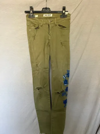 pantalon à fleur