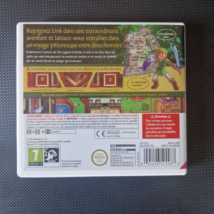 jeux 3DS  The Legend of Zelda a Link Between Worlds complet - photo numéro 2