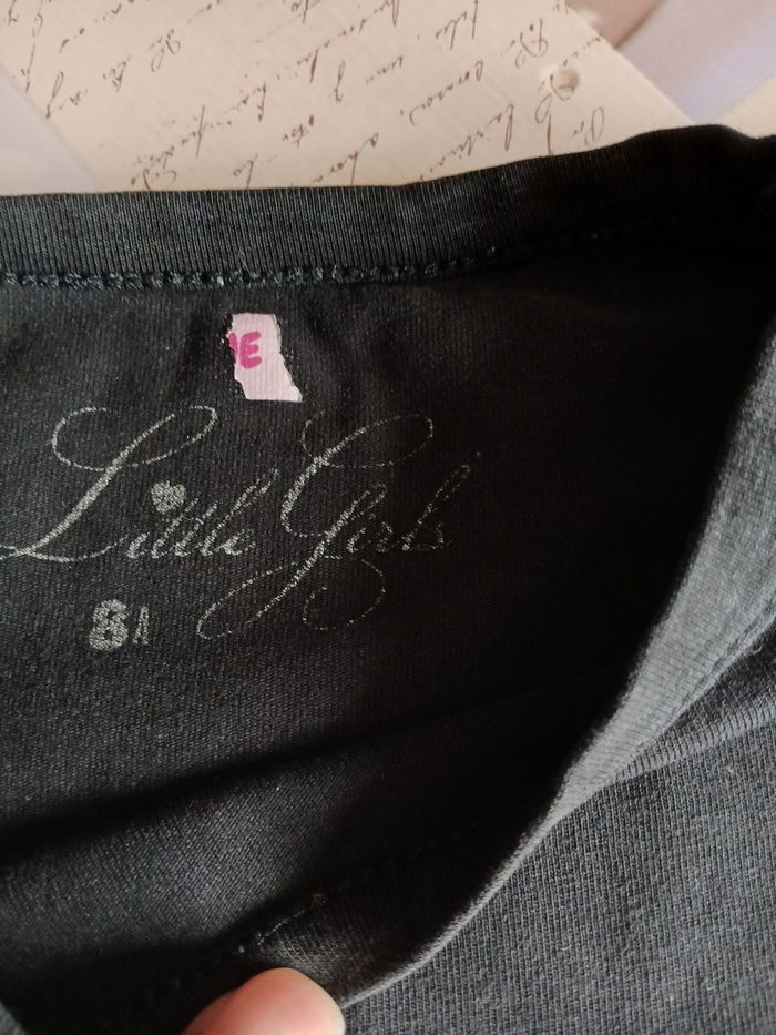 Tee-shirt MC "Little Girls" 8 ans. - photo numéro 3
