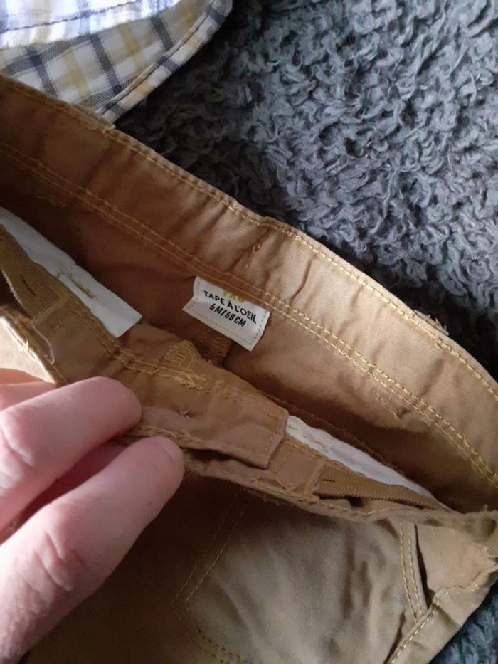 Ensemble chemise carreaux pantalon +chaussures - photo numéro 8