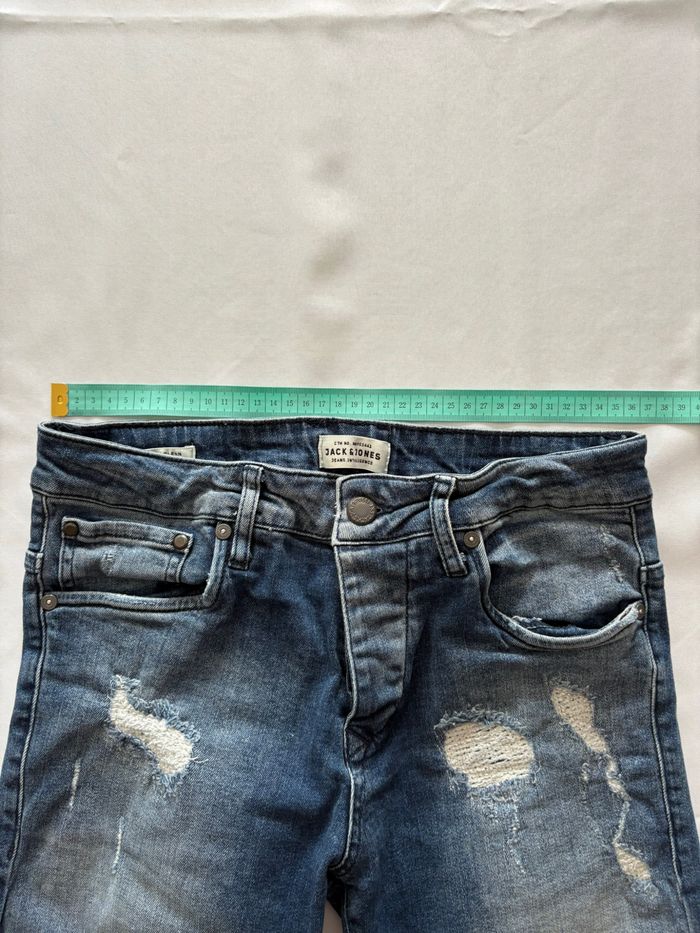 Jean bleu dechiré L.32 - Jack&Jones - L/40-W.30 - photo numéro 8