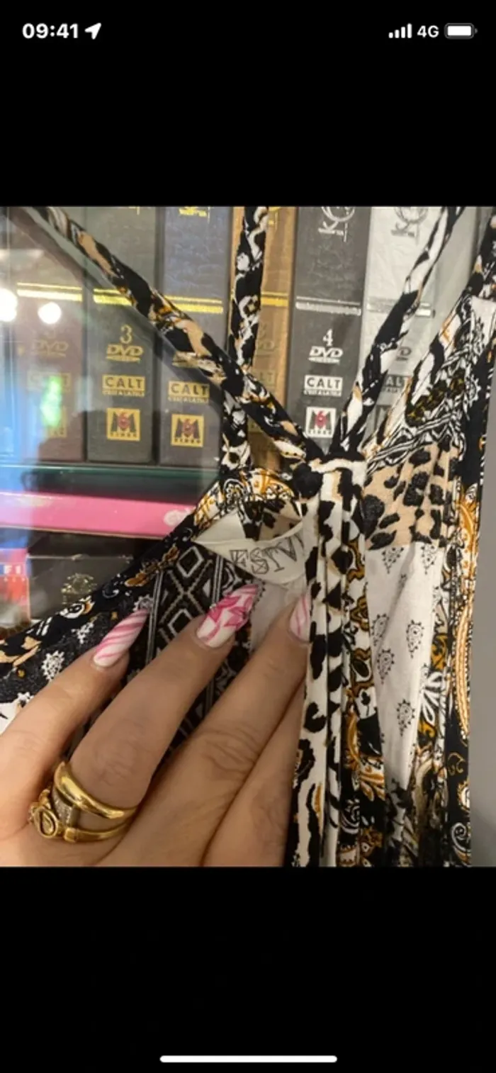 superbe robe longue bretelle FSTVL ms mode 50 - photo numéro 7