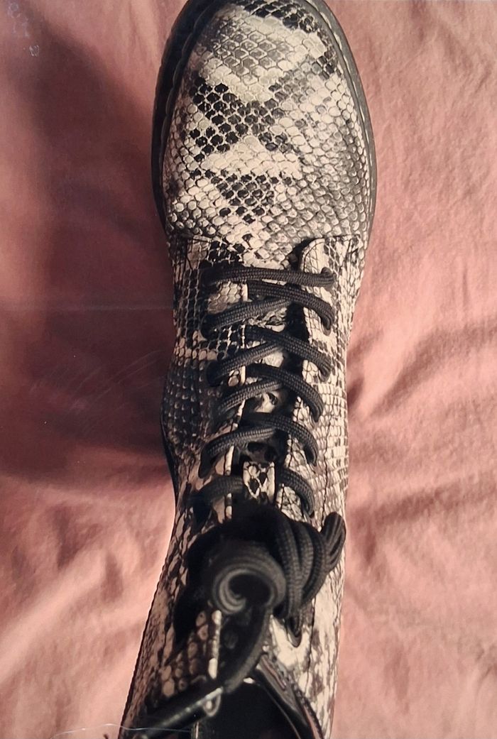 Bottines motif séparer ou python - photo numéro 3