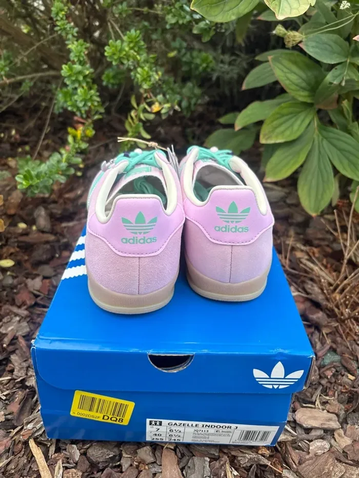 🟢 Adidas Gazelle bliss lilac/acid mint– Taille 40 🟢 - photo numéro 5