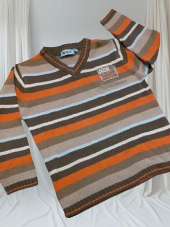Pull rayé 🤍