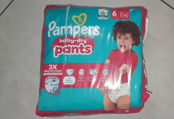 Paquet de couche pampers baby-dry pants taille 6
