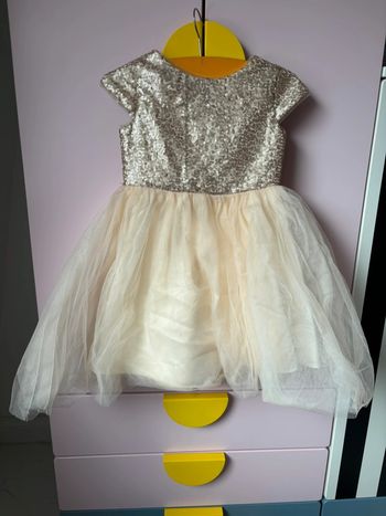 Robe de cérémonie tulle et sequin taille 4 ans