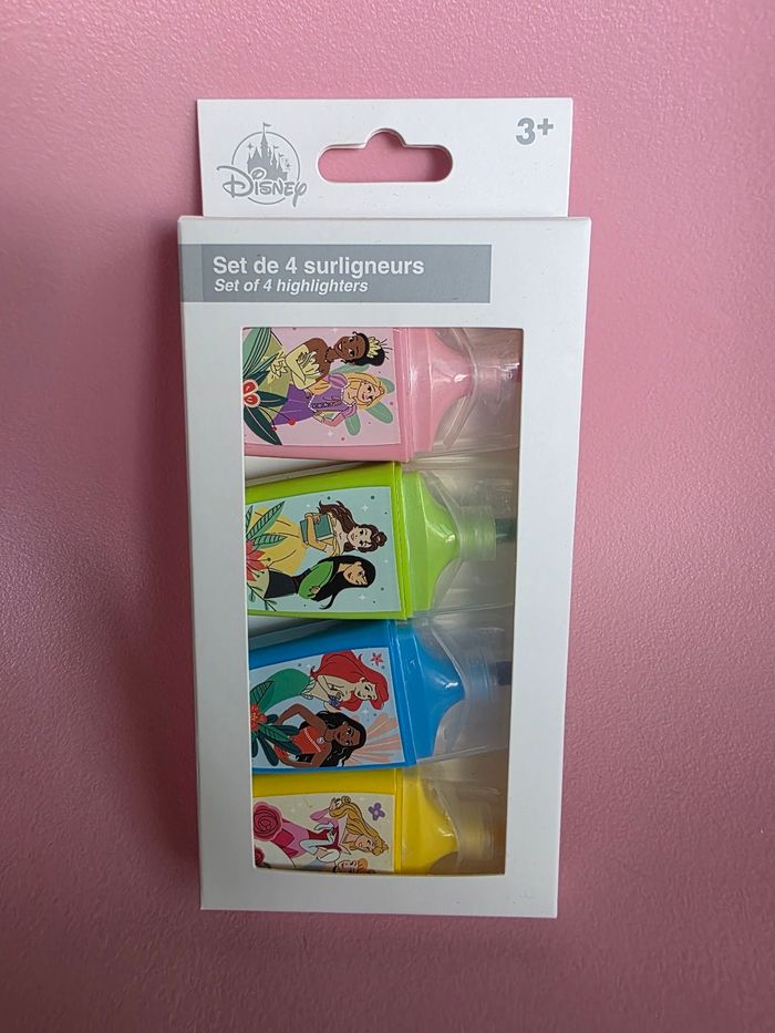 Stabylos - surligneur disney princesse tiana raiponce aurore ariel vaiana mulan belle cendrillon disneyland paris