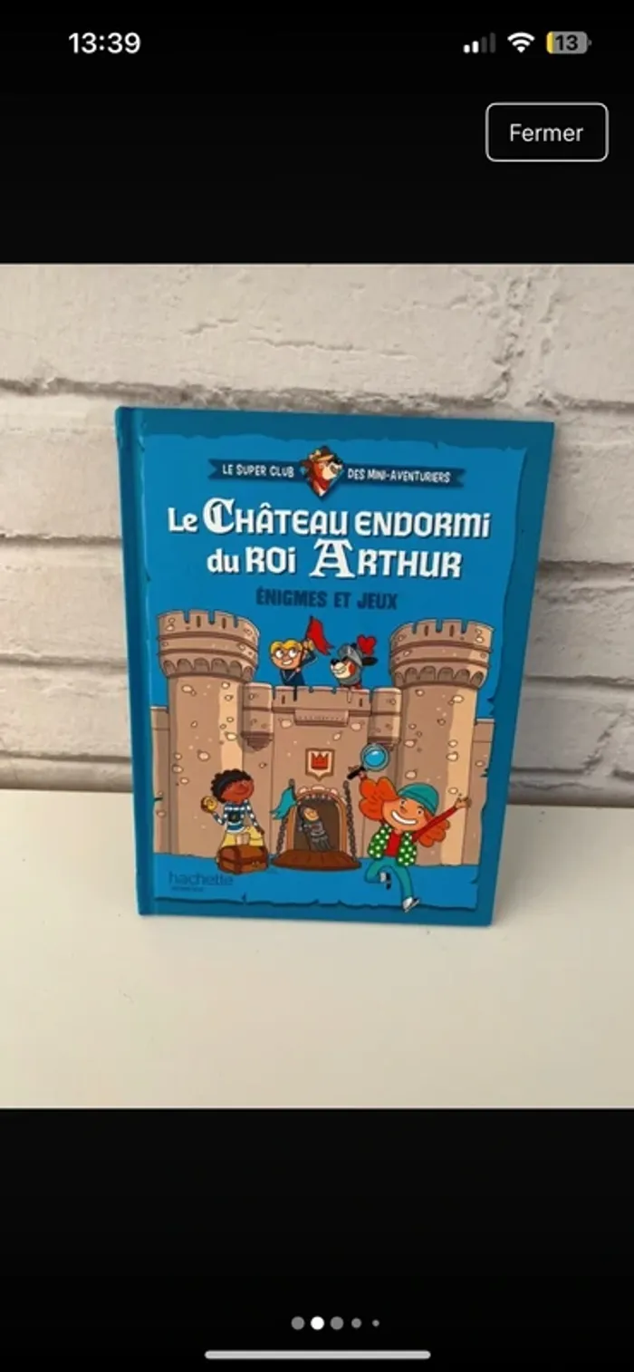 Livre enfant – Le château du roi Arthur - photo numéro 2