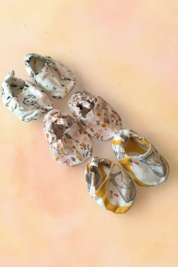 Lot de 3 paires de chaussons bébé