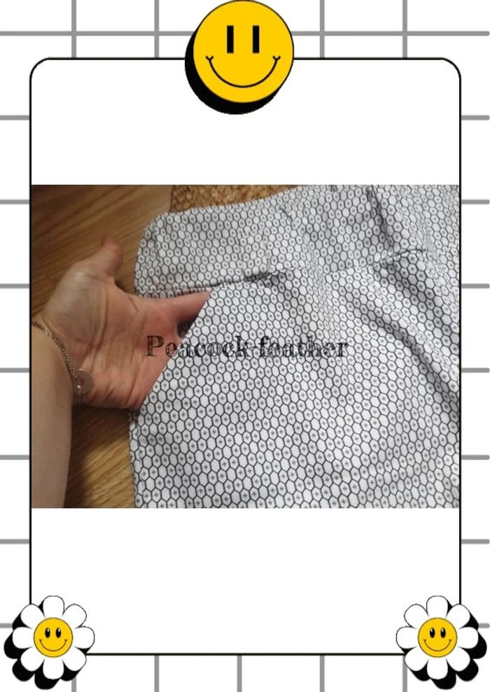 Pantalon blanc imprimé neuf 46 - photo numéro 4