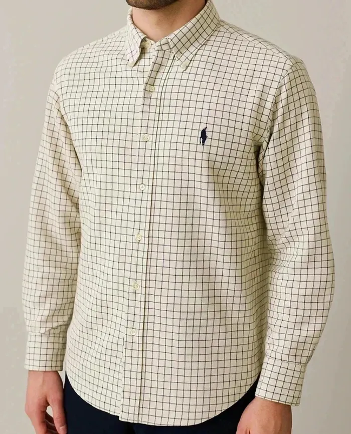 🌟 Chemise Ralph Lauren vintage à carreaux – Élégance intemporelle
