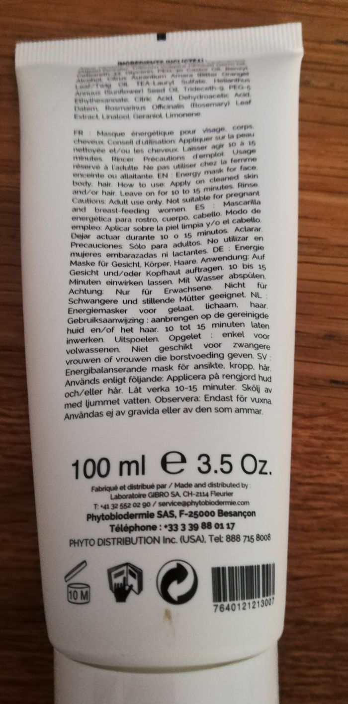 Phyto 5 masque l'algoderme - photo numéro 5