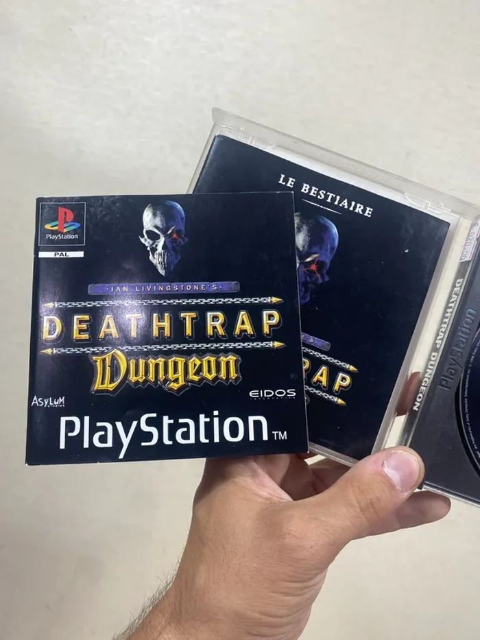 🎮 Jeu PS1 – Deathtrap Dungeon – Complet avec notice et livret supplémentaire - photo numéro 9