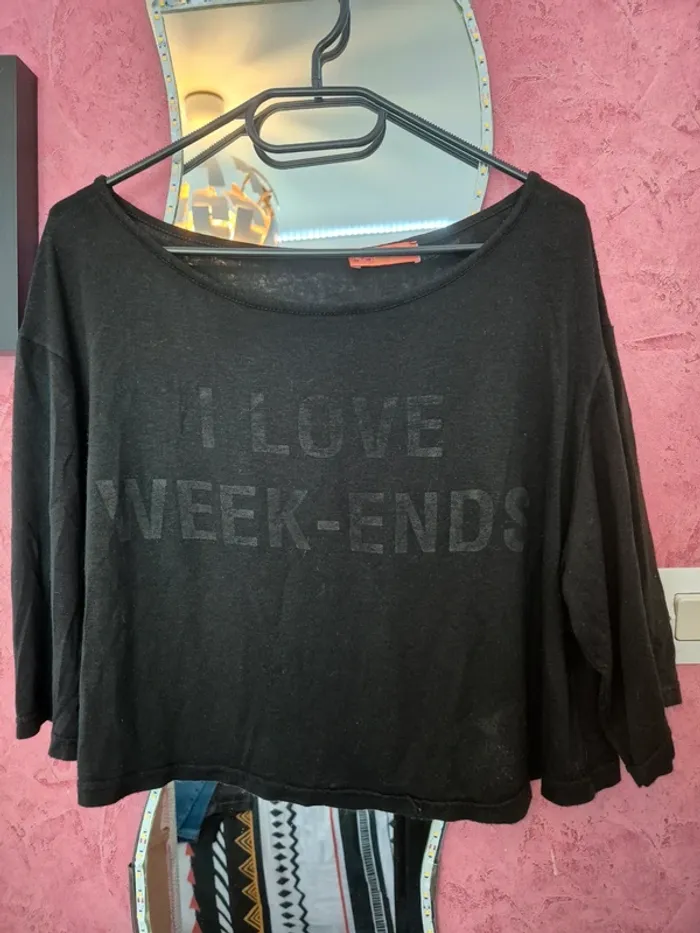 T-shirt noir