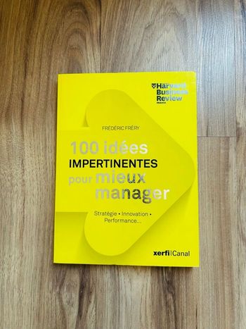 Livre de Frédéric Fréry «100 idées impertinentes pour mieux manager» Harvard Business Review Xerfi Canal