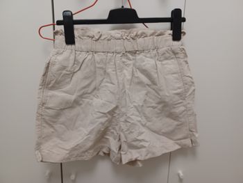 Short taille haute lin/ viscose