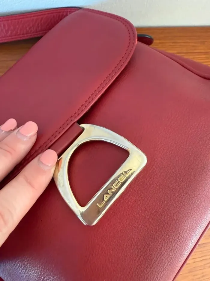 Sac Lancel rouge - photo numéro 8