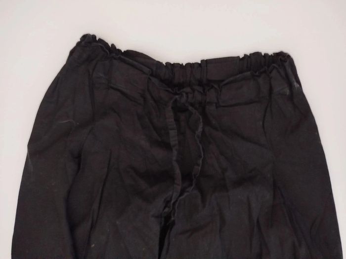 Pantalon noir intense bouffant élastique à la taille - photo numéro 3