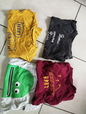 Lot 2 de t-shirts manches longues