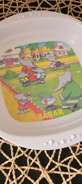 assiette creuse babar