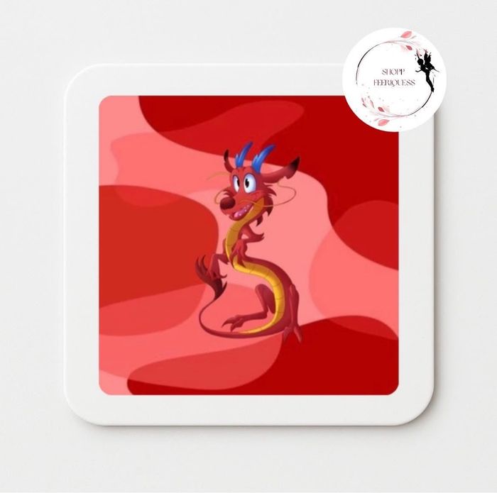 Mushu Chibi - Dessous de verre