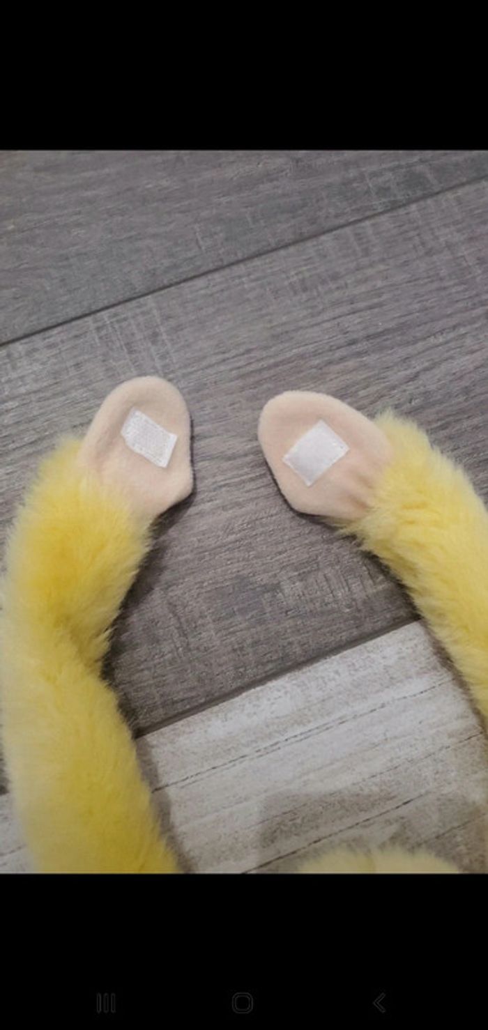Peluche singe jaune - I love NY - 64 cm - photo numéro 4