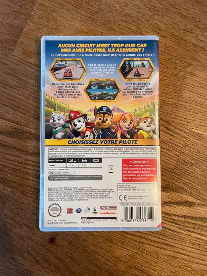 Idée cadeau 🎁 Jeu Nintendo Switch Paw Patrol La pat patrouille Grand prix Nickelodeon - photo numéro 3