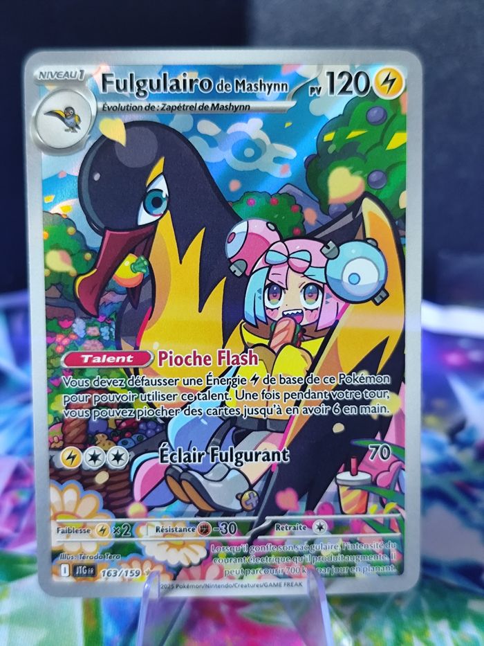 Carte pokémon neuve 🇨🇵 Fulgulairo 163/159 aventures ensembles