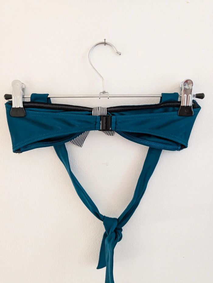 Maillot deux pièces bleu vert XXS - photo numéro 5