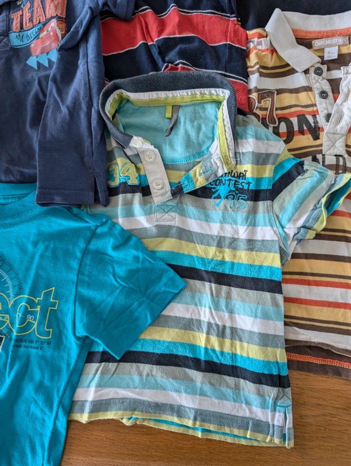 Lot 6 tee-shirt manches courtes 4 ans garçon. - photo numéro 3