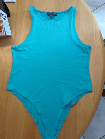 Body sans manches femme bleu turquoise
