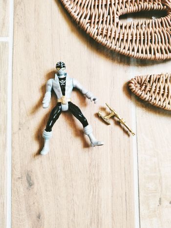 🙅 Power rangers super megaforce figurine ranger argent silver et son épée marque Bandai